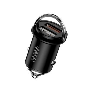 Joyroom JR-C10 Dual Ports Car Charger + Lightning USB Black