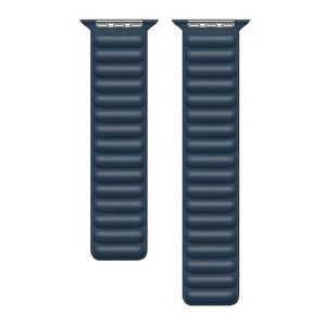Santa Barbara Apple Watch 44mm Silica Gel Magnet Blue Saat Kəməri