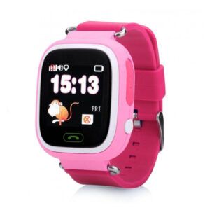 Uşaq üçün GPS-li smart saat Q90 pink