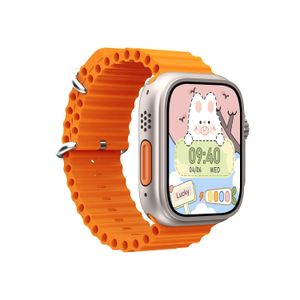 SAAT SMART M8 ULTRA MAX GOLD STRAP ORANGE