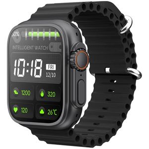 SAAT SMART M9 ULTRA PLUS BLACK STRAP BLACK