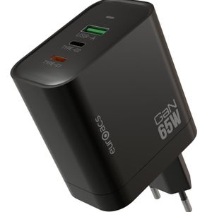 Adapter başlığı Euroacs EU-MA265 65W Type-C + USB GaN