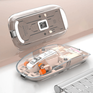 MOUSE BT TRANSPARANT M133 4IN1 PINK