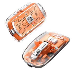 MOUSE BT TRANSPARANT M133 4IN1 ORANGE