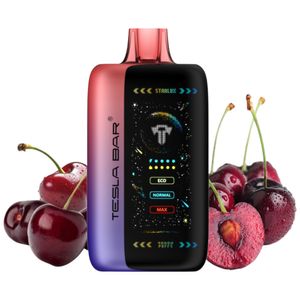Электронный вейп Teslabar XT-40000 черная вишня