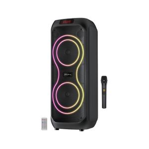 Səsgücləndirici Foni FN-S8250 80W 8"x2 mikrofon+pult