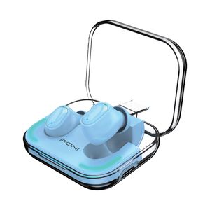 Наушники TWS Foni FN-TW6 Sound Clear синие